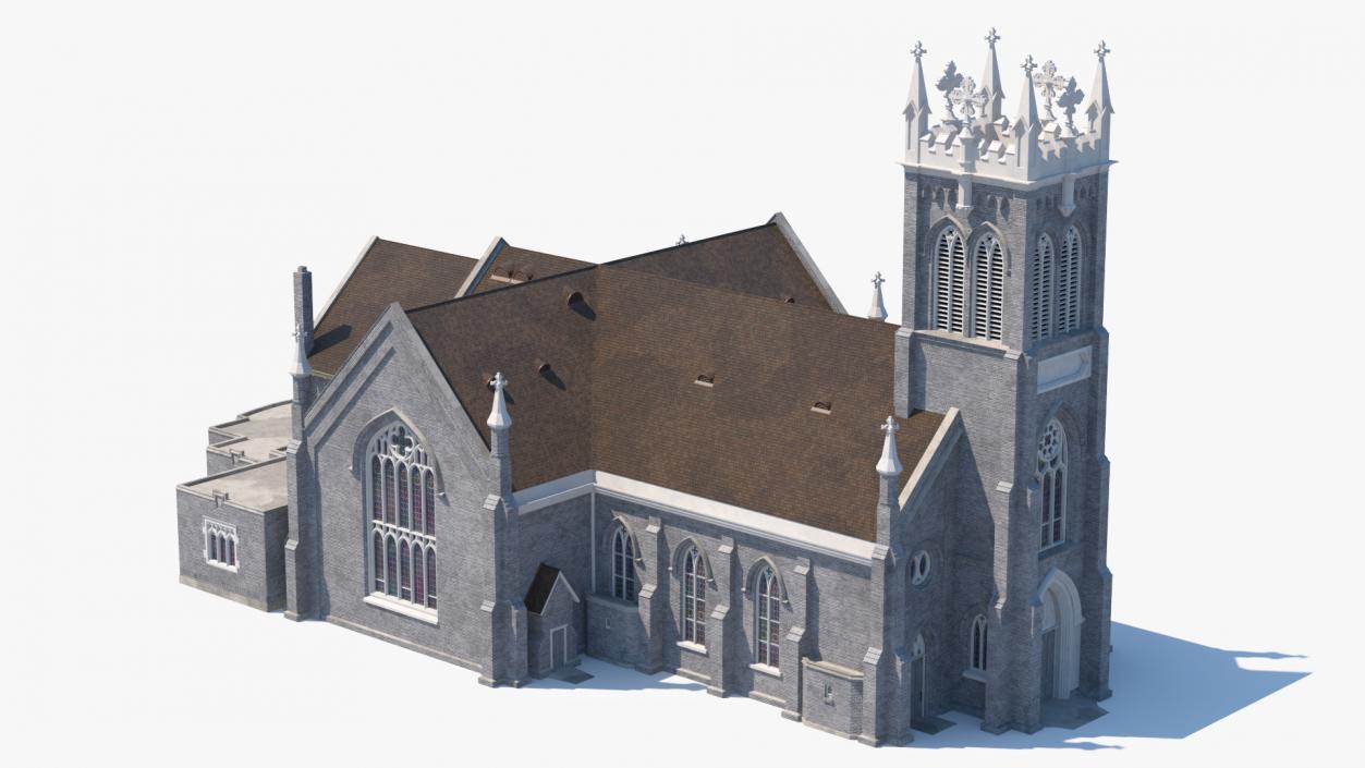 3D Ancient Catholic Church model