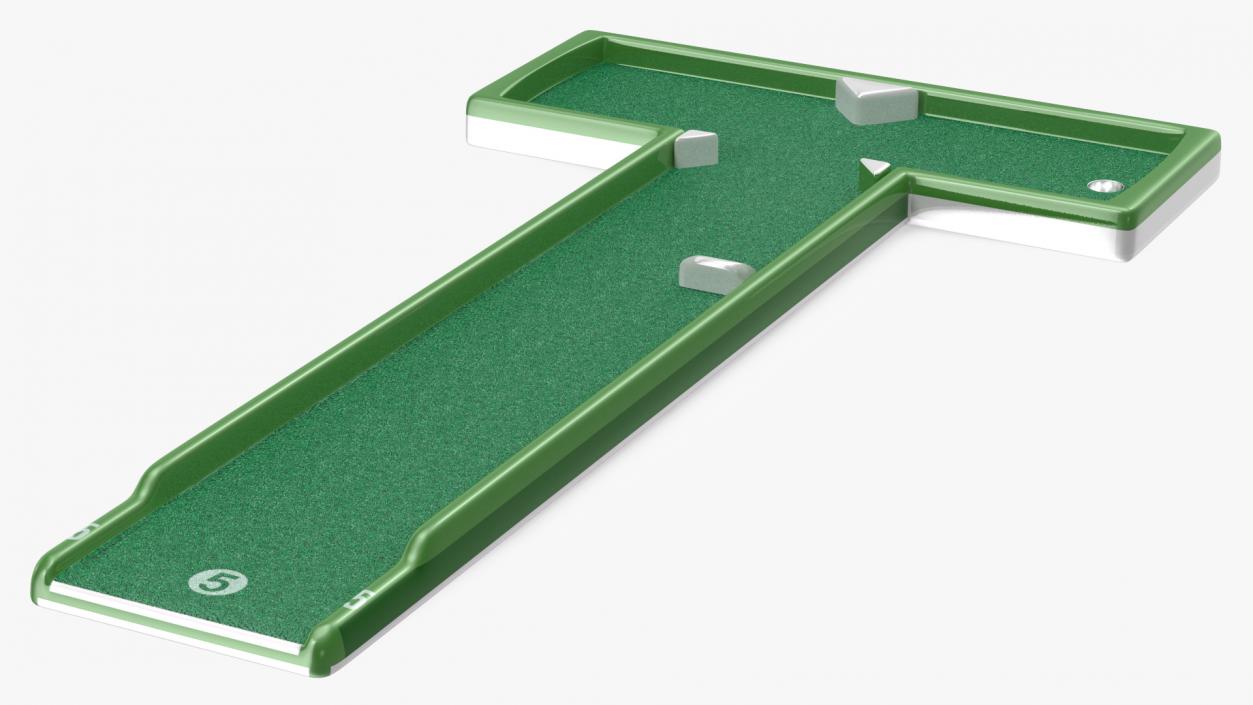 3D model Mini Golf Portable Outdoor 9 Courses Set