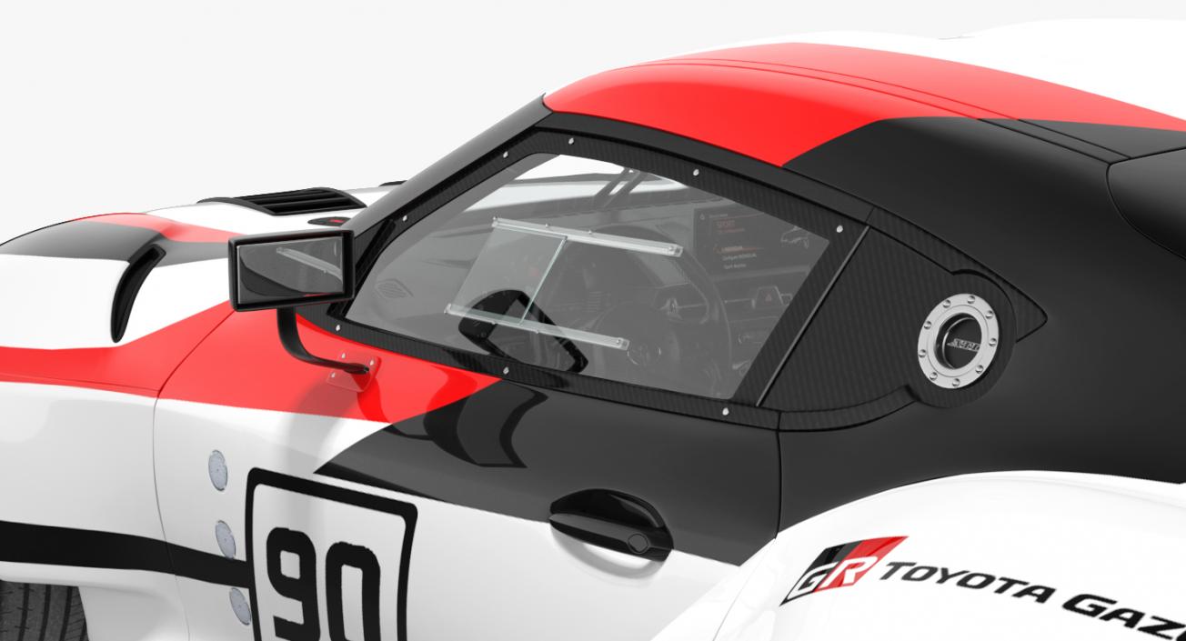 3D Toyota Supra Gazoo Racing Concept model