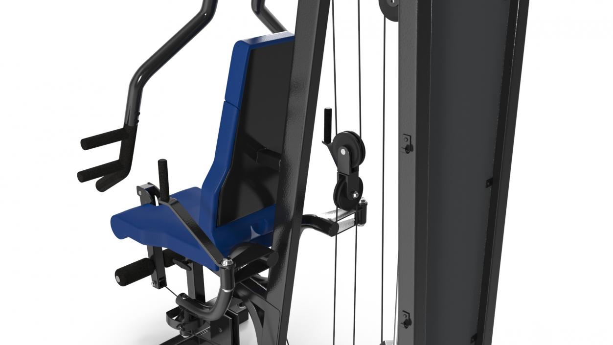 3D Multi Gym Exercise Equipment model