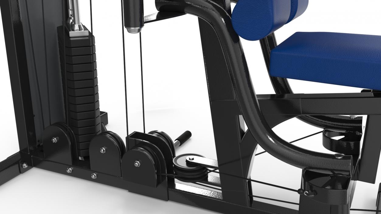 3D Multi Gym Exercise Equipment model