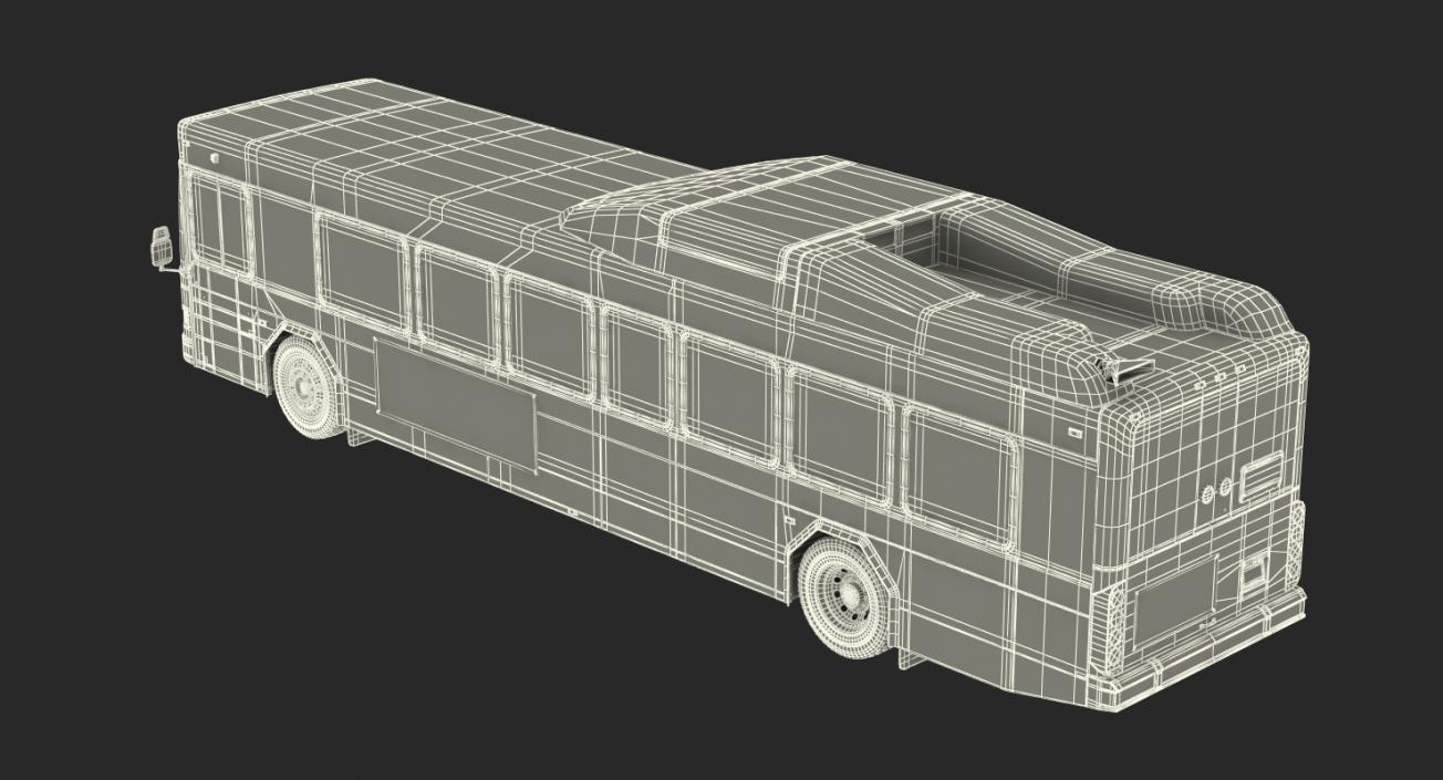 Gillig Advantage Hybrid Bus Intercity Transit Rigged 3D