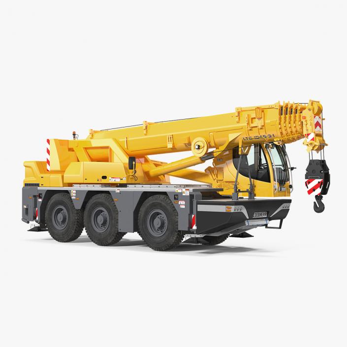 3D Compact Mobile Crane Liebherr LTC 1050 31