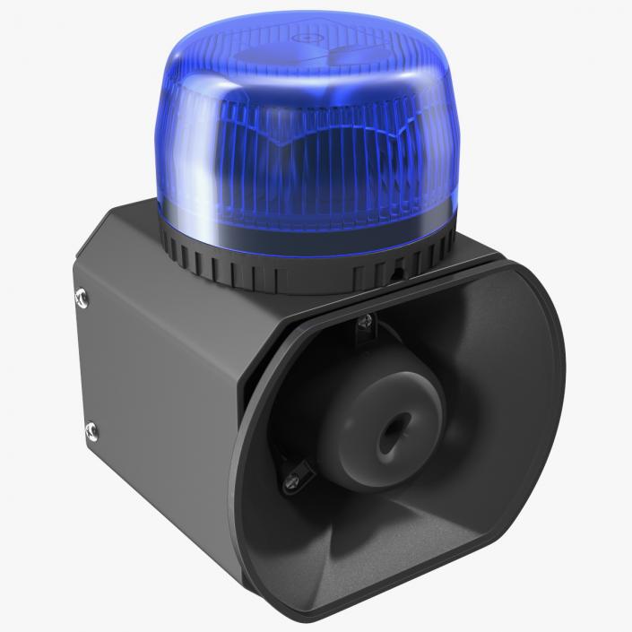 3D Magnetic Emergency Siren Beacon Blue