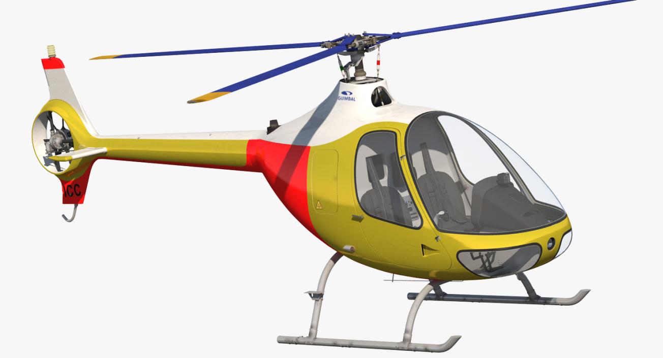 Light Helicopter Generic 3D model