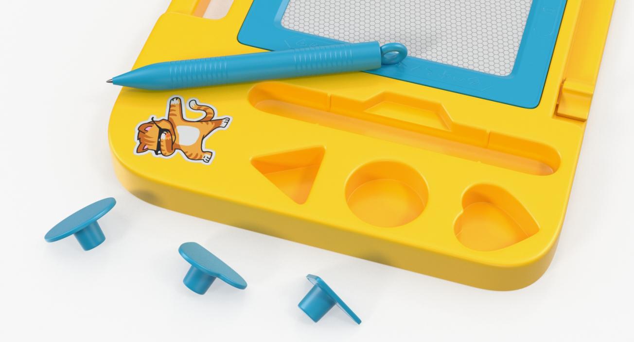 3D Magnetic Drawing Board For Kids