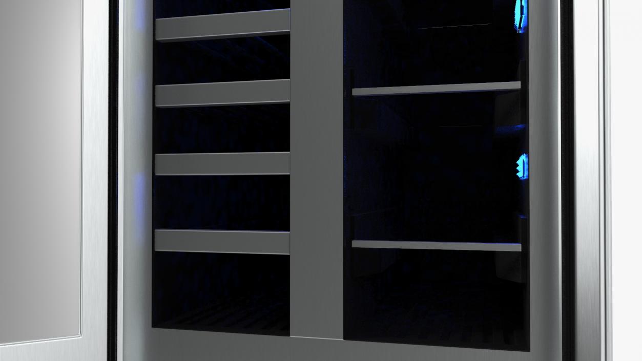 Wine Cooler Compact Dual Zone 3D model