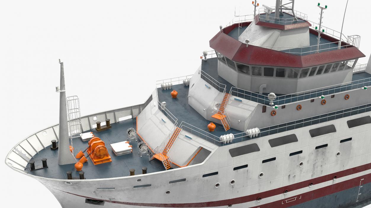 3D Multipurpose Research Vessel model