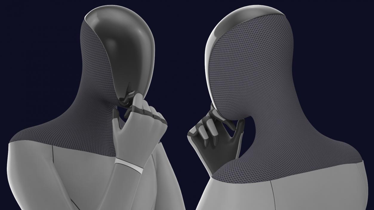 3D model Robotic Humanoid Standing Pose