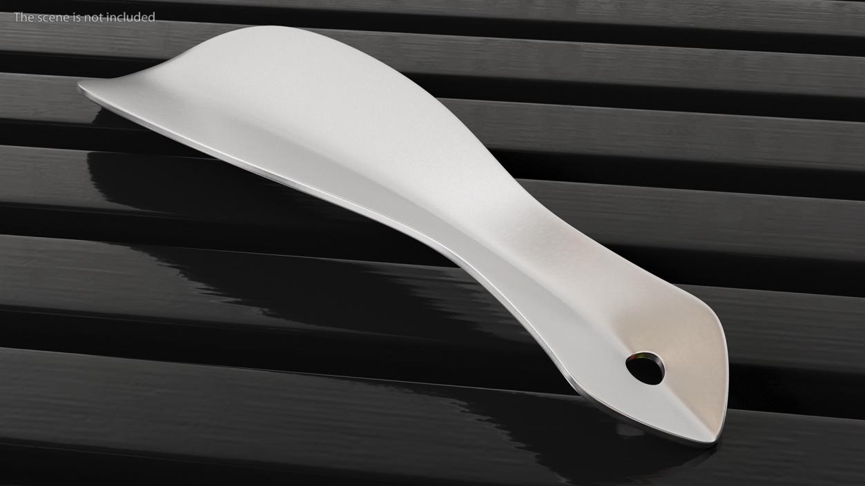 Shacke Stainless Steel Shoe Horn 3D