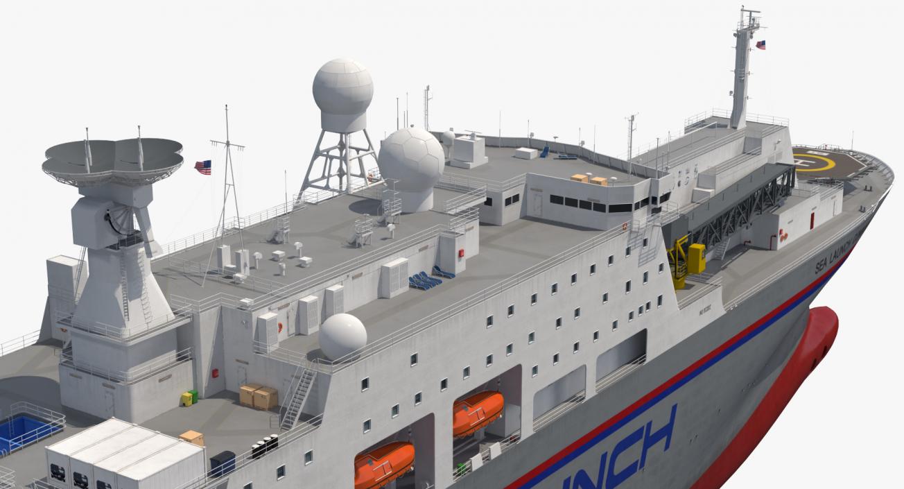 Command Ship Sea Launch Commander ACS 3D