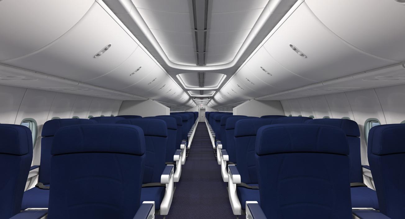 3D model Boeing 737-900 with Interior and Cockpit American Airlines Rigged