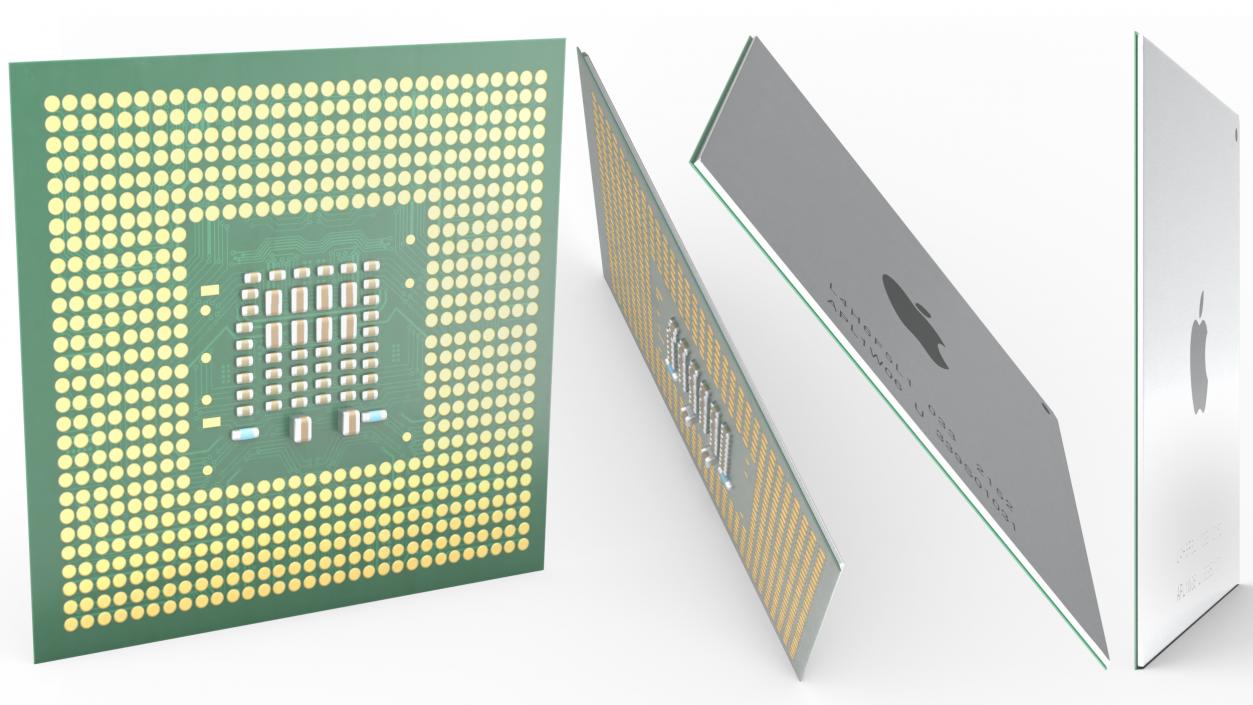 Apple M1 Ultra Chip 3D model