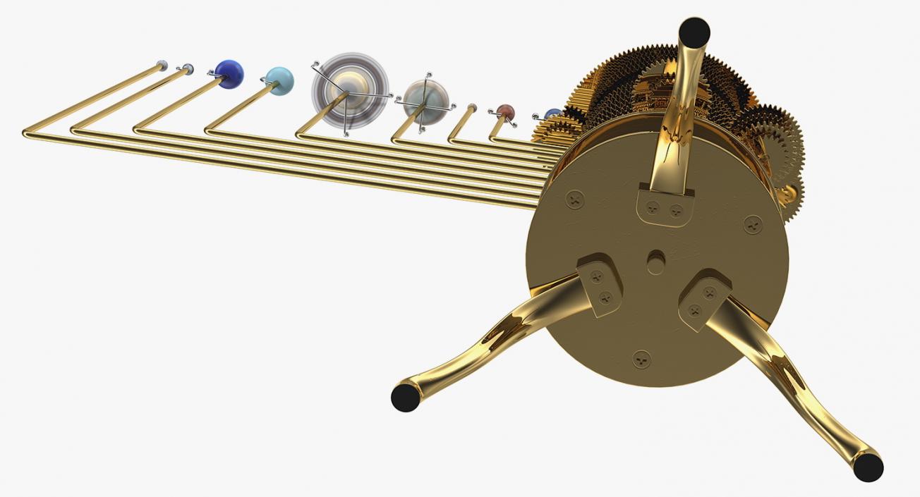 Solar System Orrery 3D model