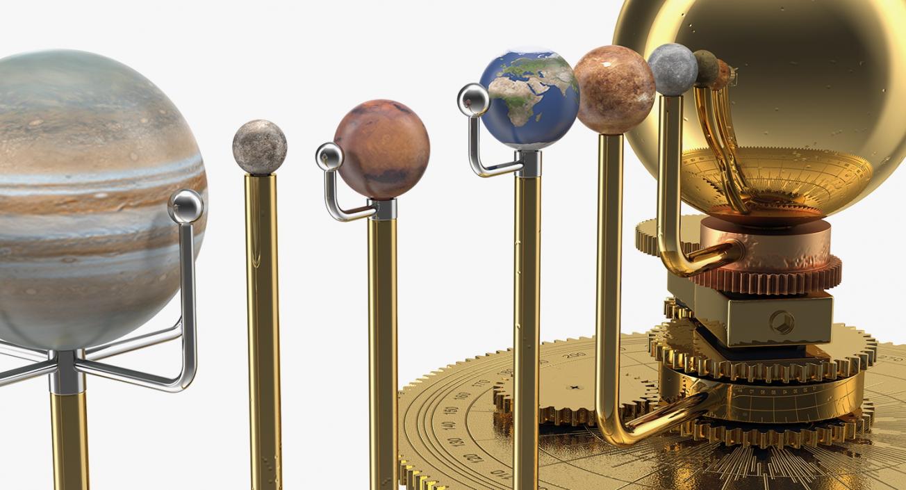Solar System Orrery 3D model