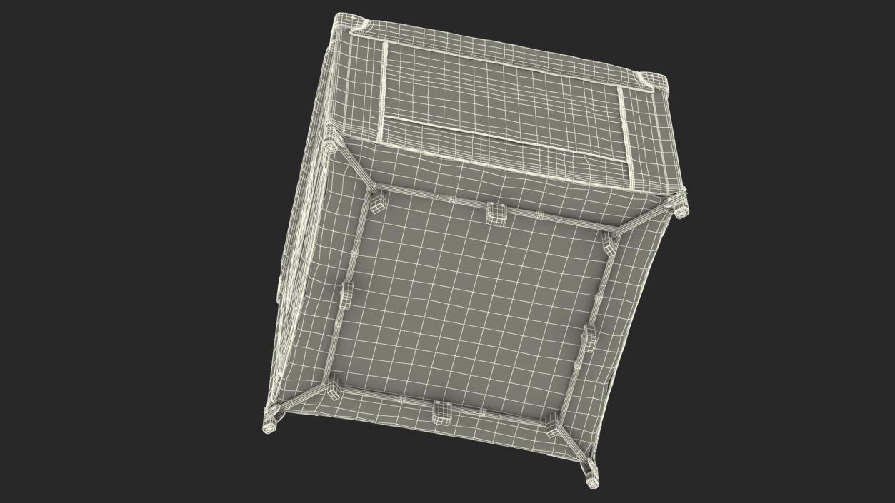 Folding Square Baby Playpen 3D