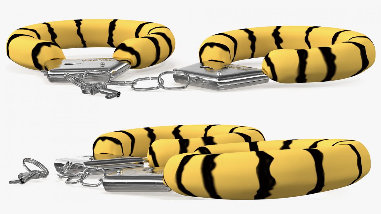 3D model Tiger Handcuffs