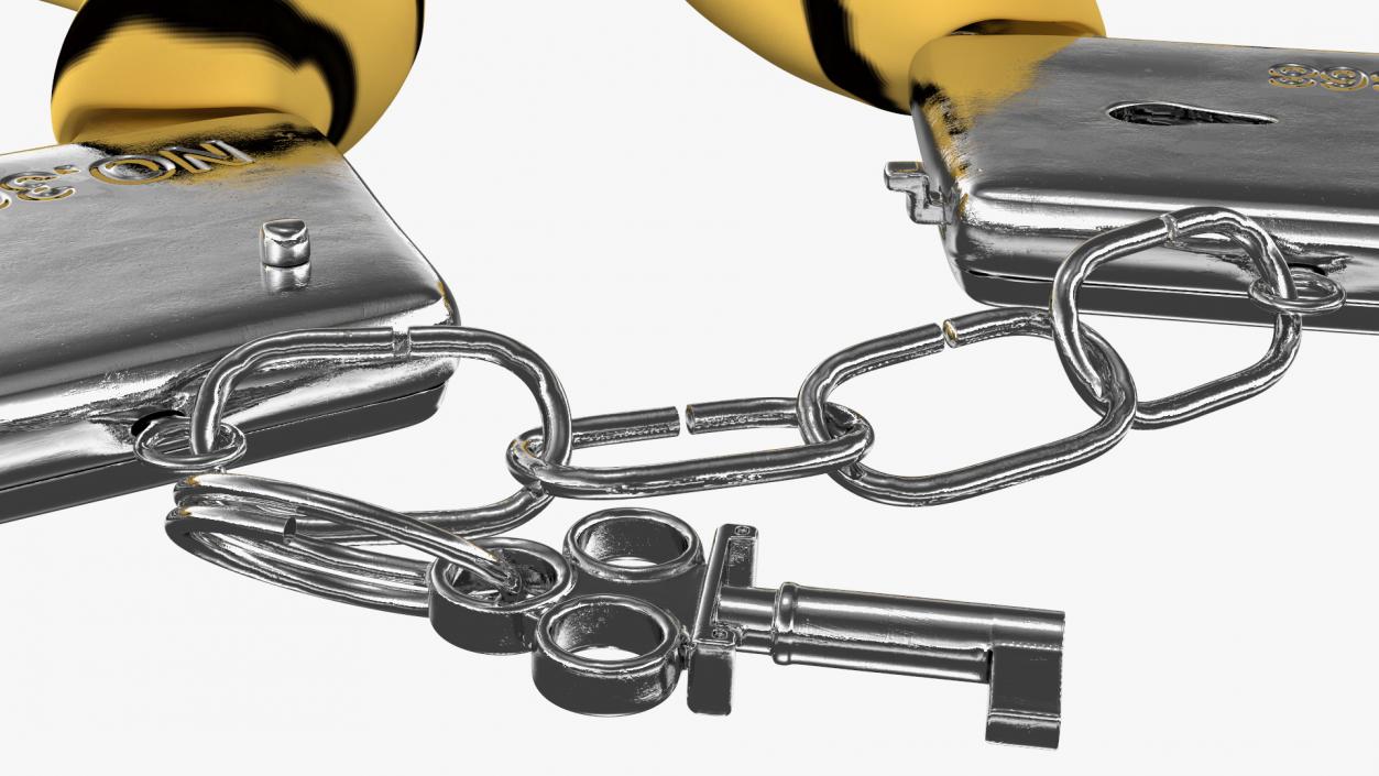 3D model Tiger Handcuffs