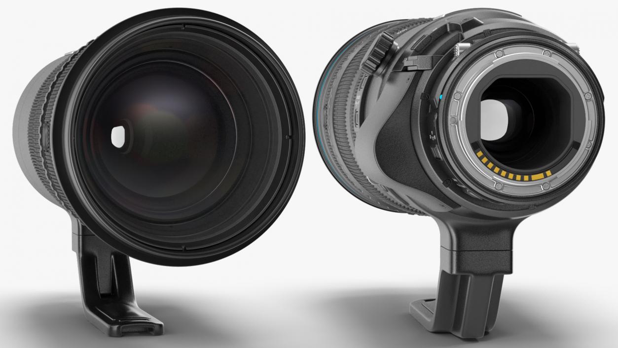 Zoom Lens 200 400mm 3D model