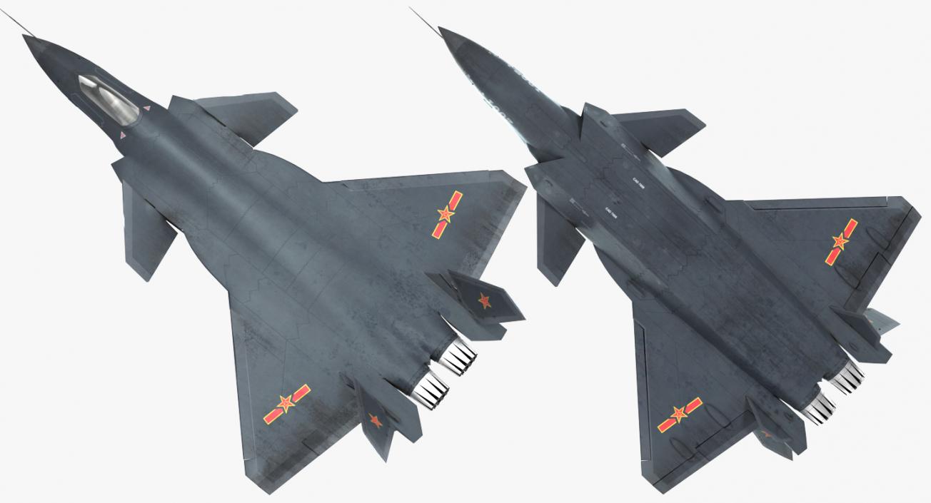 3D model Stealth Chengdu J-20