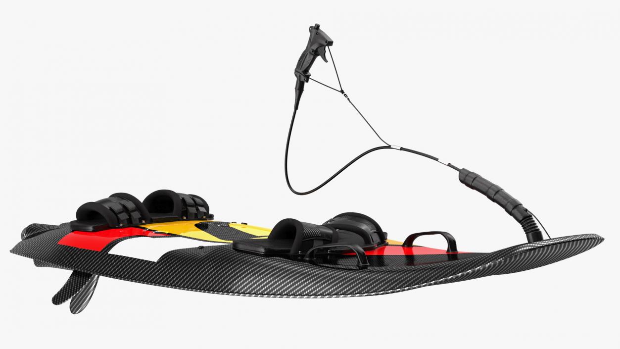 Motorised Carbon Fiber Surfboard 3D