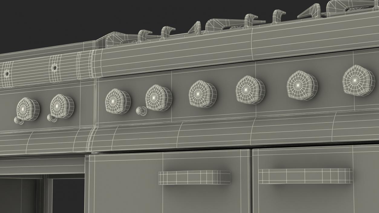 Professional Inox Kitchen Equipment Set 3D model