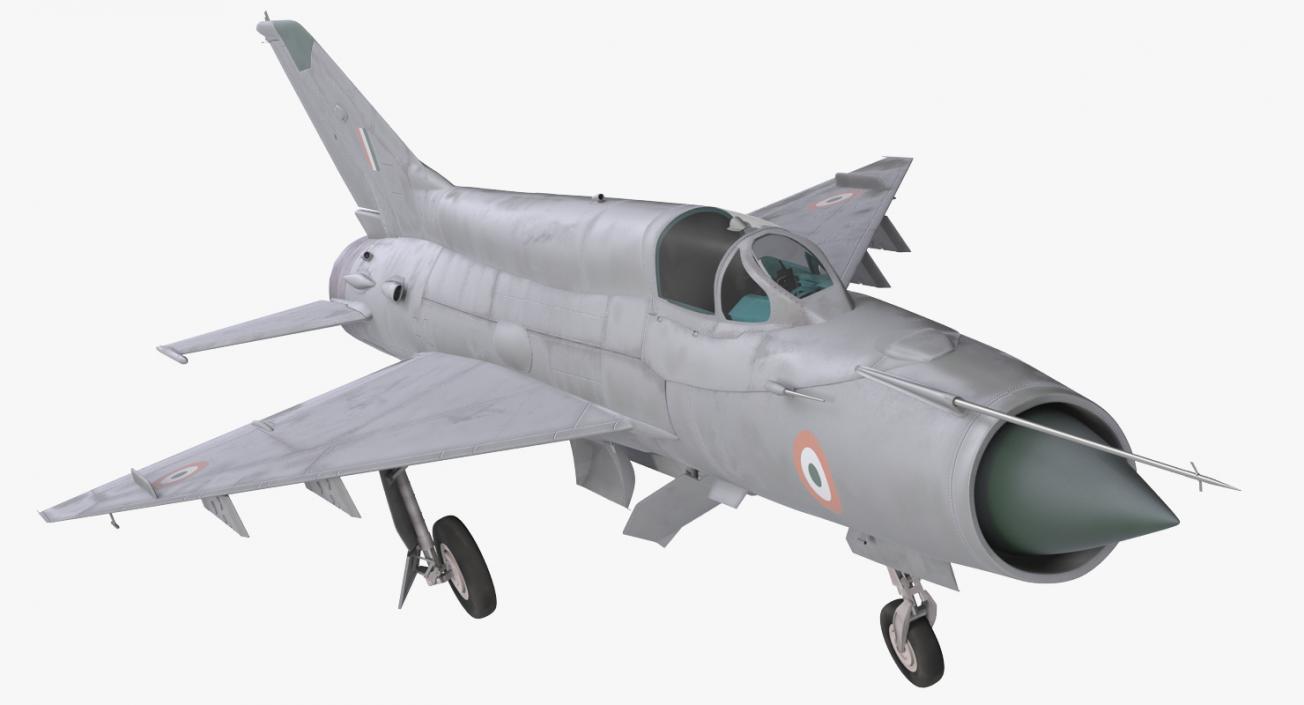3D MiG-21 Bison Indian Air Force IAF model