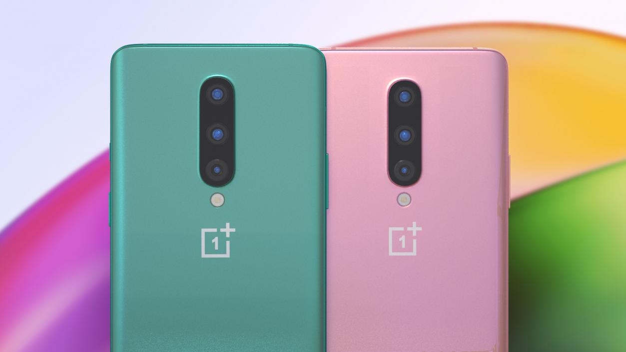 3D OnePlus 8 Glacial Green model
