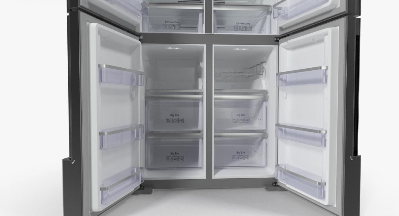 3D Family Hub French Door Smart Refrigerator