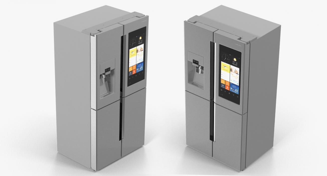 3D Family Hub French Door Smart Refrigerator