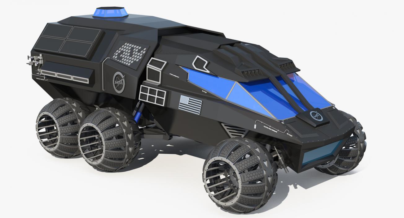 NASA Futuristic Mars Rover Concept 3D model
