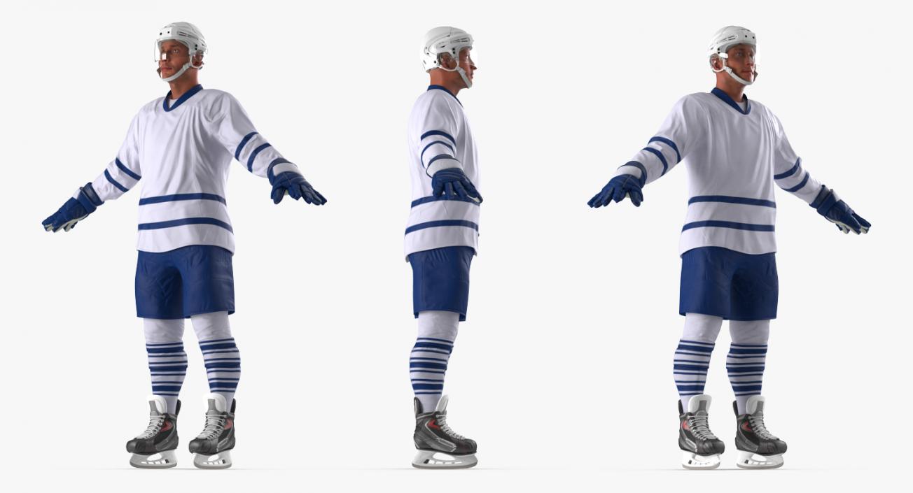 3D Hockey Player Generic 3 model