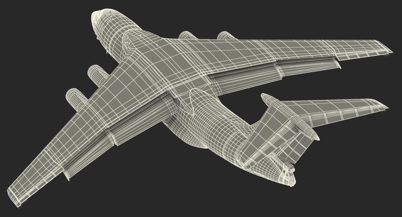 3D model Ilyushin Il-76 Civil Transport