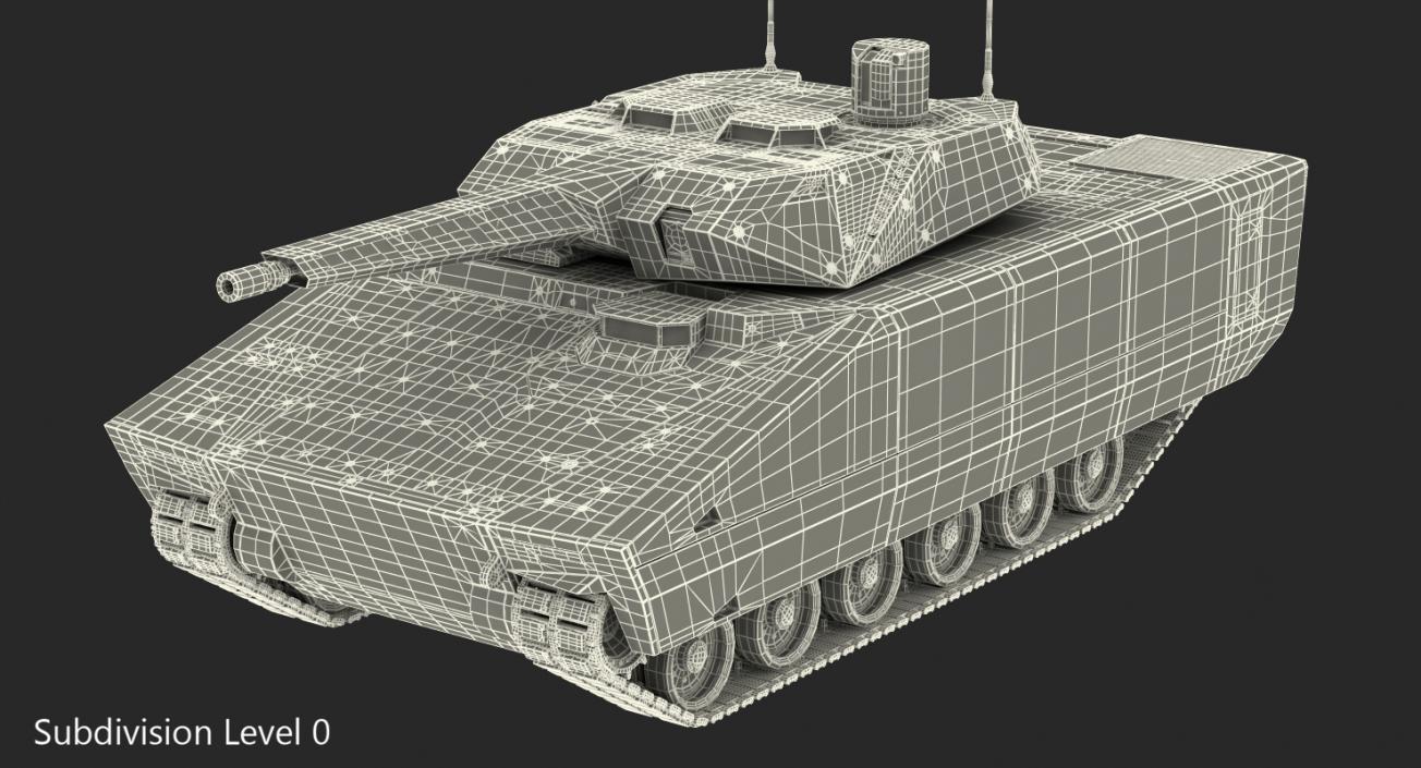 3D model Infantry Fighting Vehicle Lynx Camo