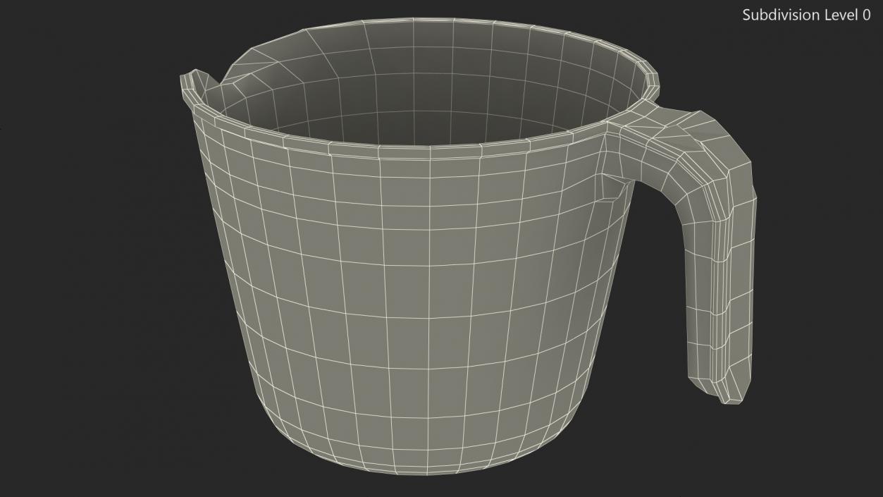 Measuring Cup 250ml 3D model