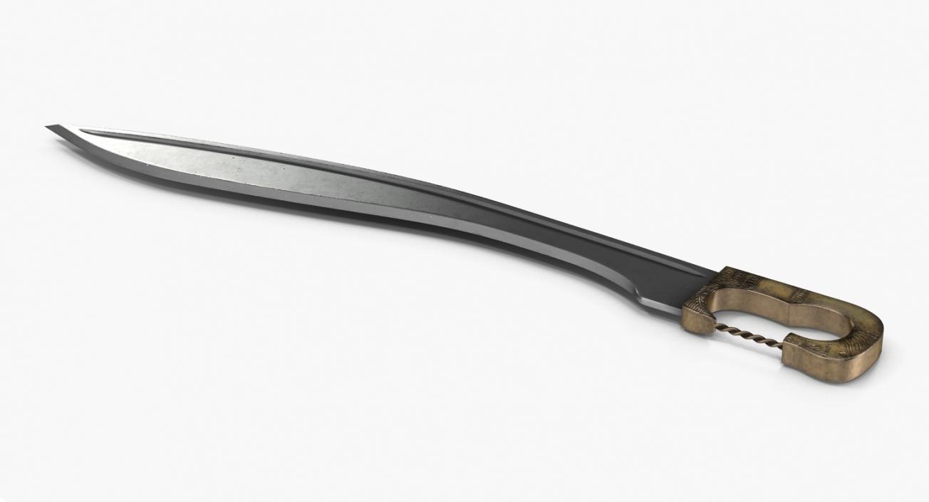 3D Falcata Warrior Sword