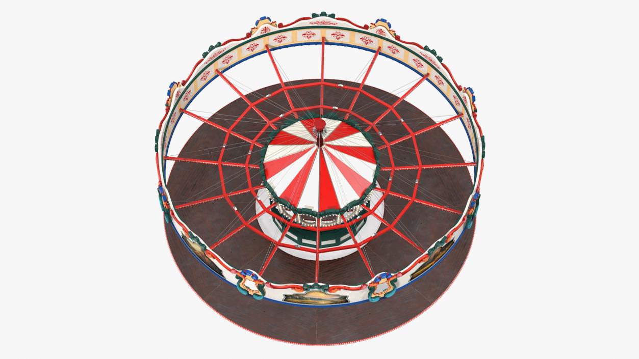 Empty Carousel 3D model