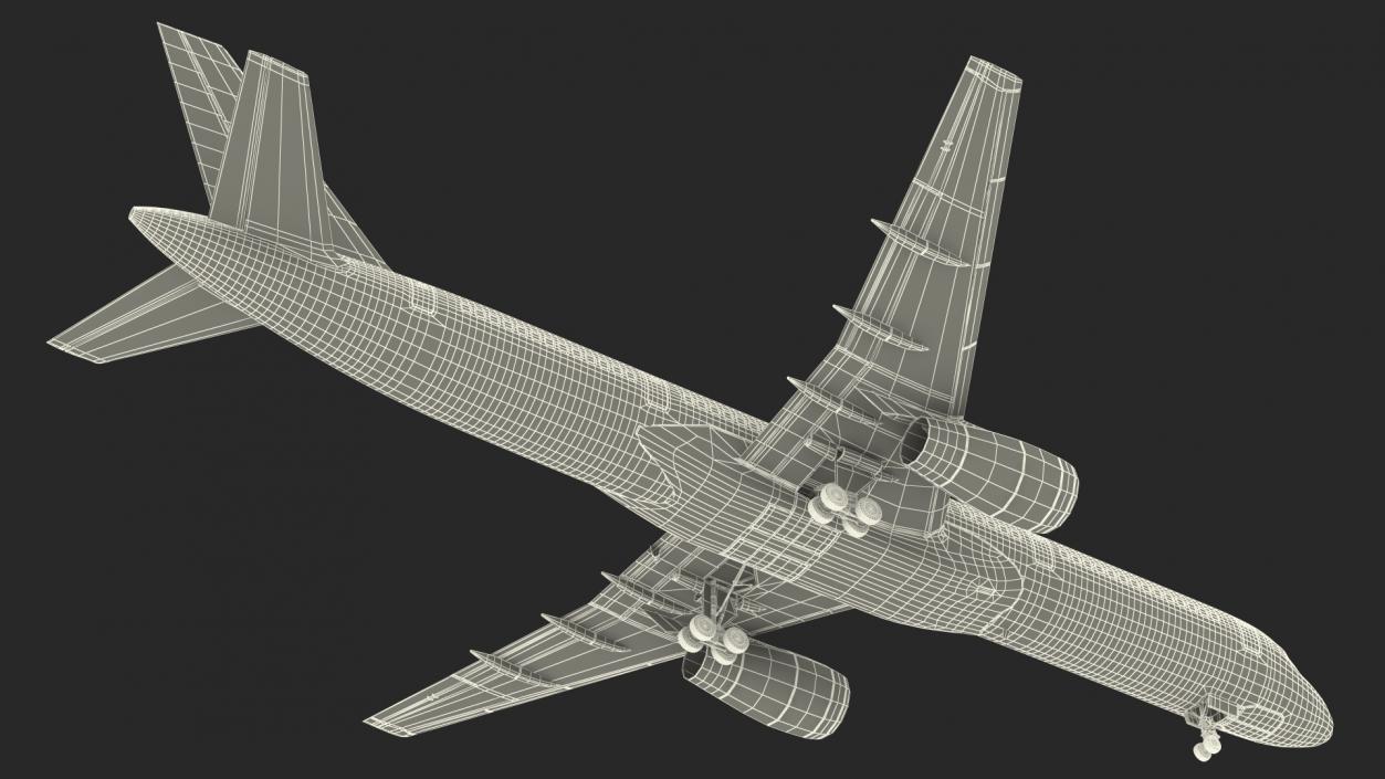 3D Boeing 757 200 Flight Deck Rigged model