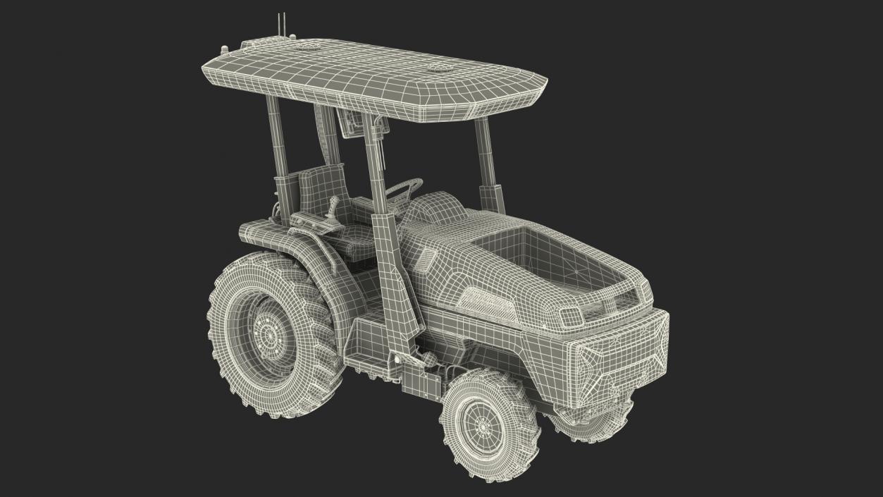 Monarch MK V Electric Tractor Dusty Rigged 3D