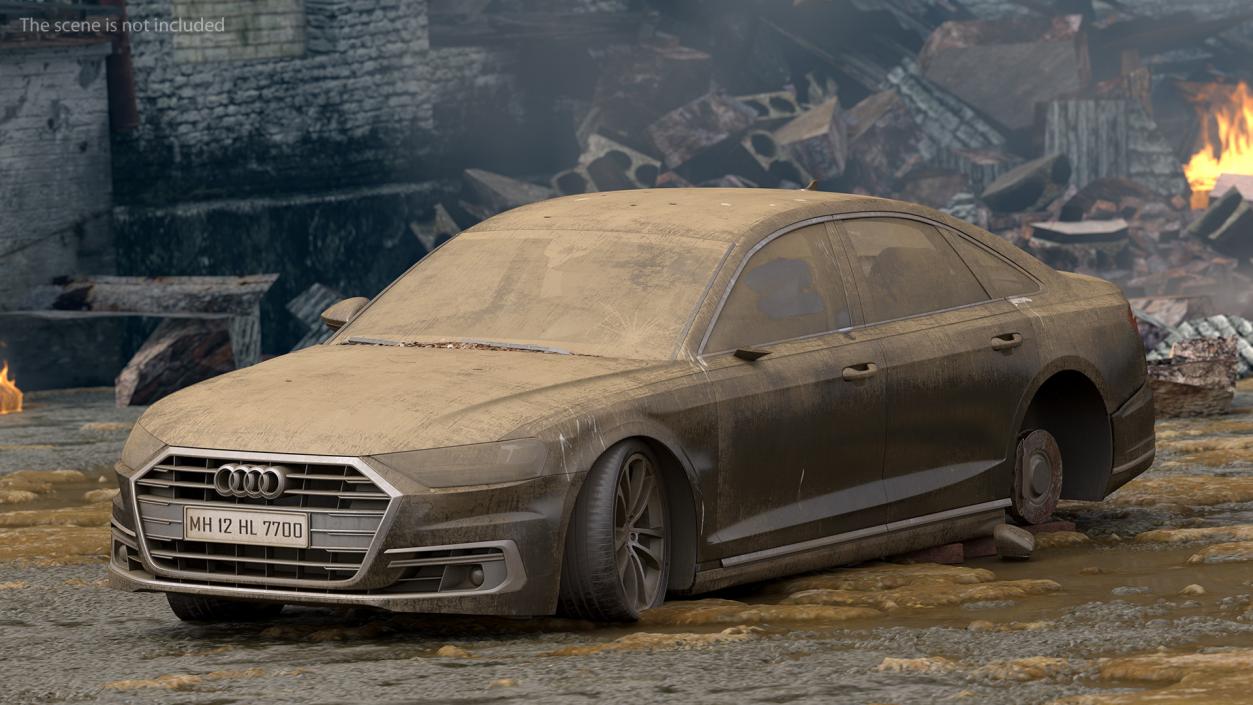 Abandoned Audi A8 3D