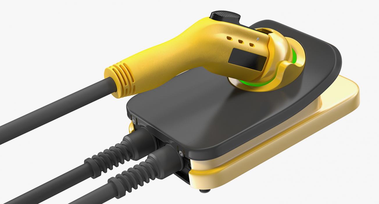 Electric Car Charging Plug Generic 3D model