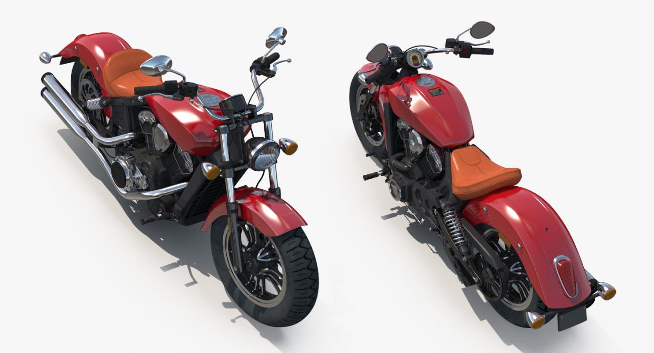 3D Cruiser Motorcycle Generic