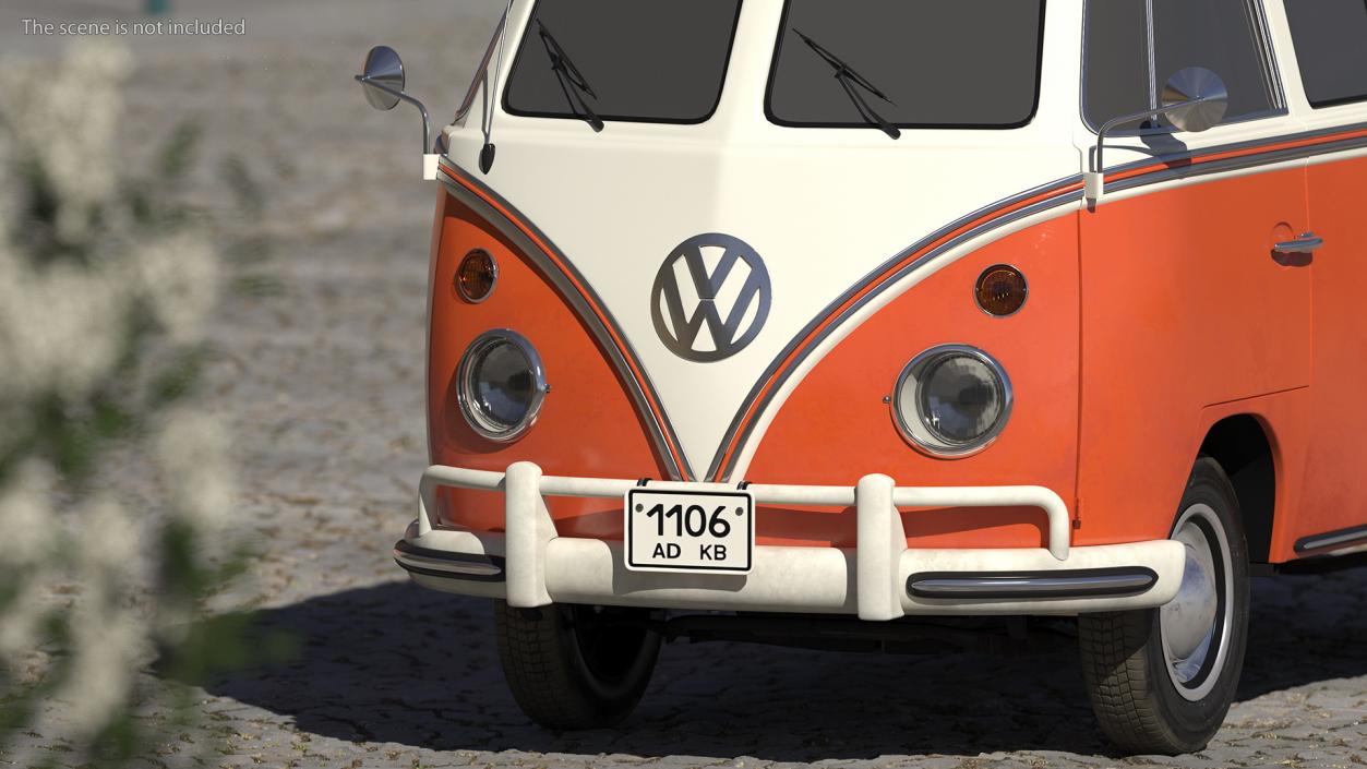 3D Volkswagen Type 2 Exterior Only