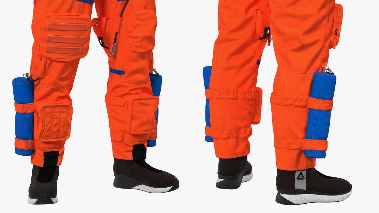 Astronaut Wearing ACES Suit 3D