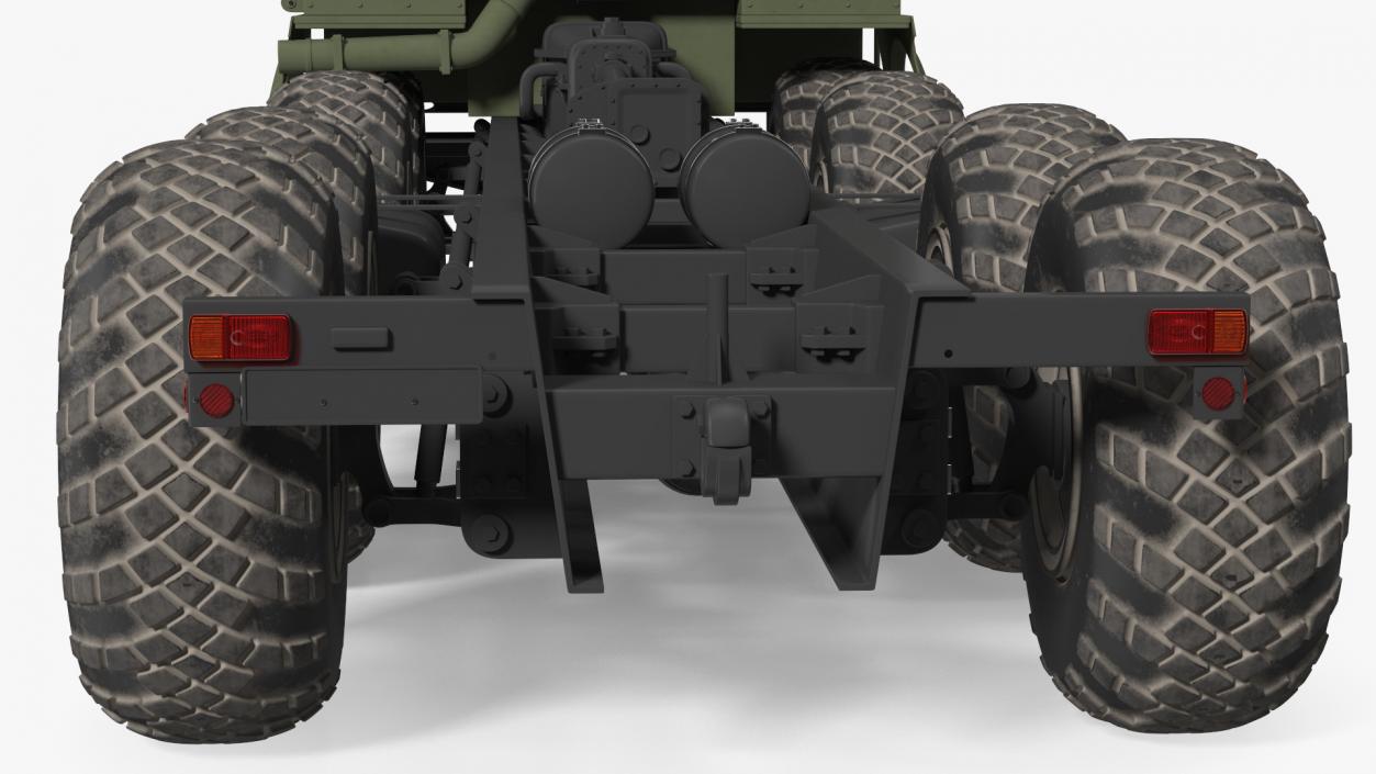 3D MZKT-7930 Astrolog Army 8x8 Transporter Rigged