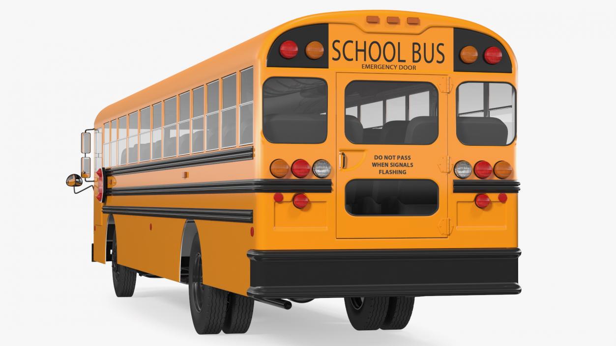 Blue Bird TX3 School Bus 3D model