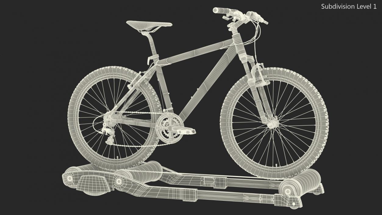 3D Mountain Bike Riding Roller Platform
