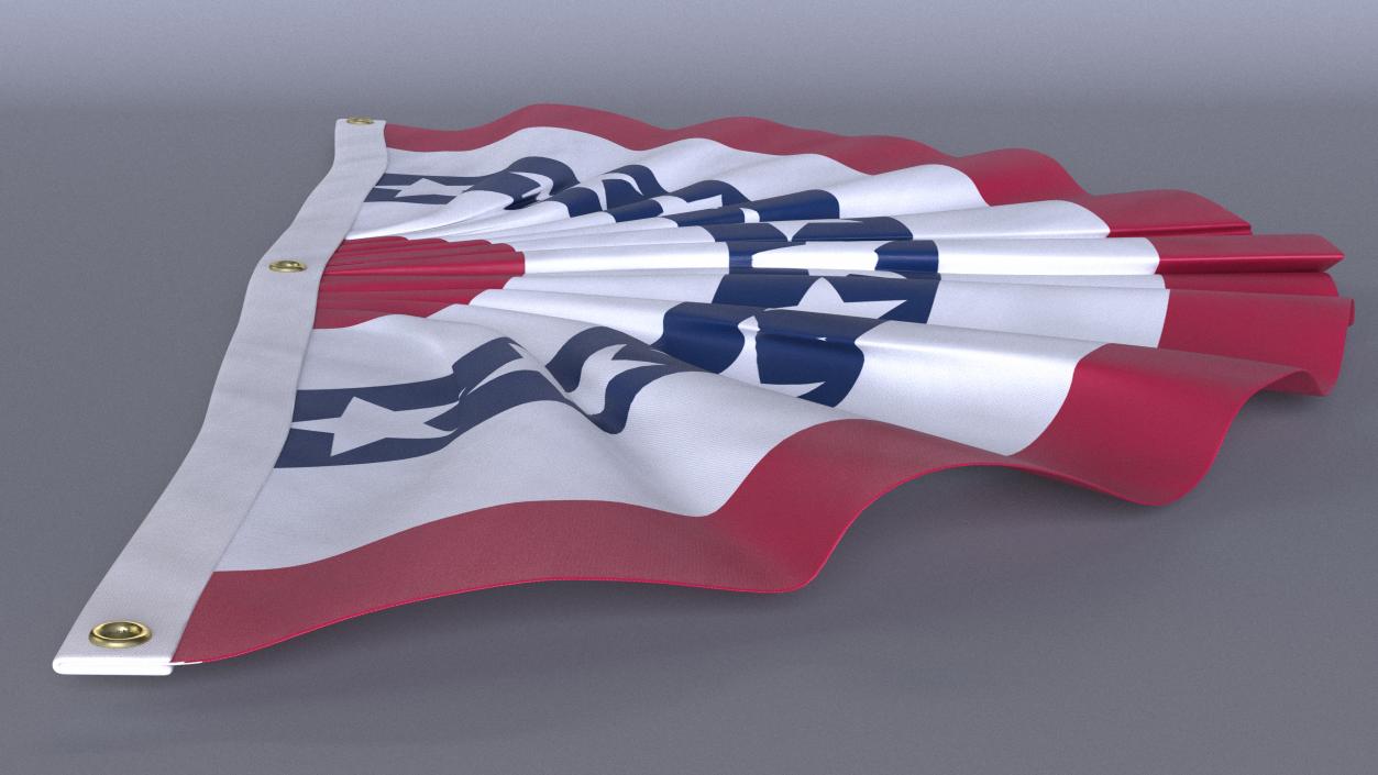 3D United States Flag Bunting