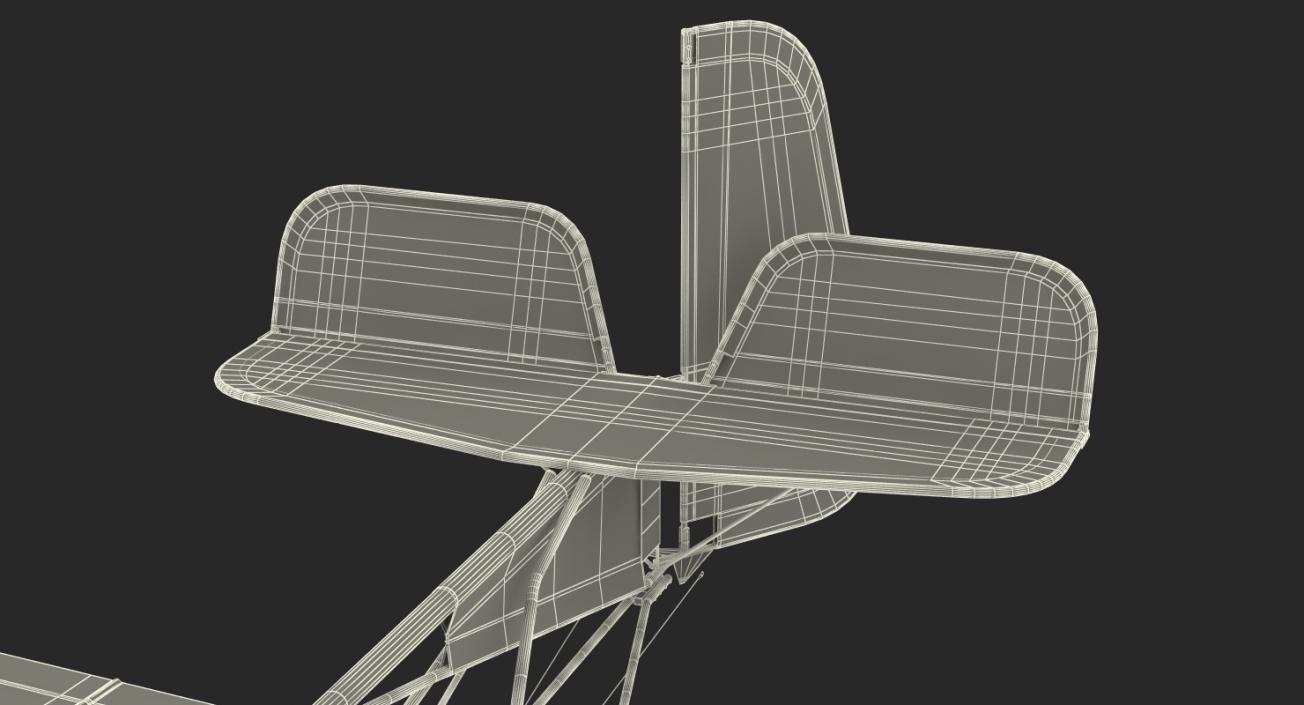Ultralight Aircraft Chotia Weedhopper Rigged 3D model