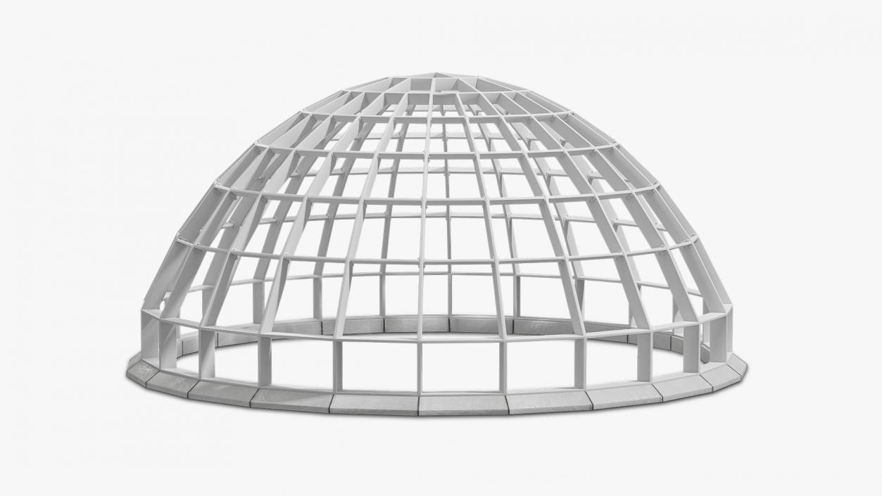 3D model Steel Dome Structure